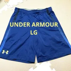 UNDER ARMOUR ショートパンツ　LGサイズ　ランニングパンツ　ブルー