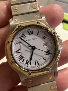 訳あり カルティエ CARTIER 81037288 サントスオクタゴン LM…