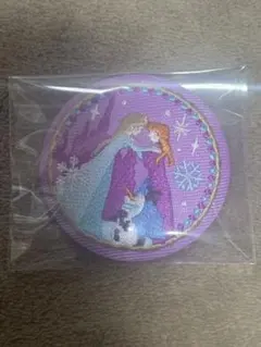 ディズニー 刺繍缶バッジ アナと雪の女王