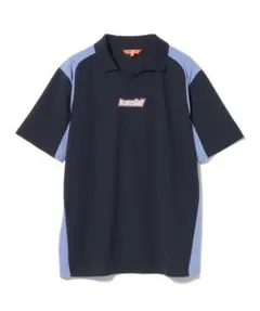 ⓁBEAMS GOLF ビームスゴルフ 襟付きVネックプルオーバーWHITE - メルカリ