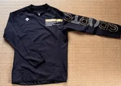 DESCENTE ブラック 長袖 ウォームアップウェア　ピステ　Sサイズ