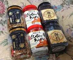 国産 ほたて貝ひも 角ポット 228g一味マヨ付き・国産味付け海苔ポット
