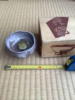 陶器 花器 剣山付き 華道 活け花(萩焼)