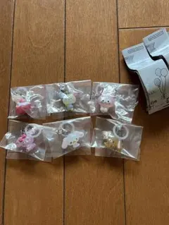 サンリオキャラクターズ　ゆるっとめじるしアクセサリー　全6種コンプリートセット