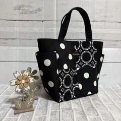 サイドポケット付きトートバッグ☆88