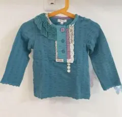 ①【90】セラフ　レース　小花柄　デザイン　トップ