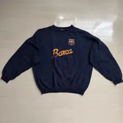 FCバルセロナ スウェット トレーナー ネイビー