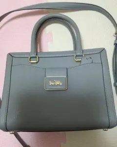 美品！COACH コーチ ショルダーバッグ グレース キャリーオール レザー