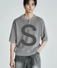AZE H/S KNIT HENLEY ブラウン Sサイズ - メルカリ