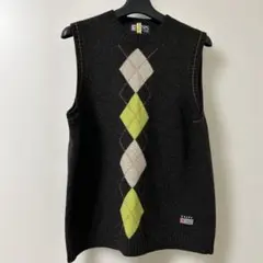 ★CHAPS RALPH LAUREN アーガイルベストM