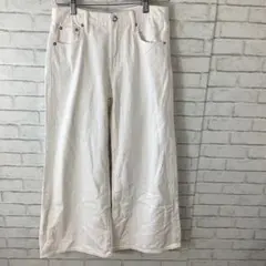 タキャシ TACASI BOBSON フレアデニム 切り替えプリント ジーンズ 