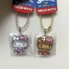 ぷっくりったい　キーホルダー　キティ　日焼け