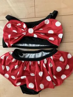 水玉⭐️ベビー⭐️赤ちゃん⭐️ミニー⭐️水着⭐️リボン⭐️フリフリ⭐️セパレート⭐️ビキニ⭐️80