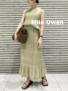 Mila Owenマジョリカプリーツロングスカート S