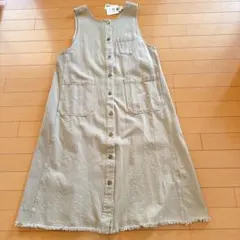 スタディオクリップ　ダブルフロント　カジュアル　ジャンスカ