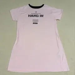 ピンク半袖ワンピース 130cm