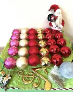 アメリカ購入　マーサスチュアート　ディズニー　クリスマスオーナメント33個セットのサムネイル