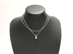 スワロフスキー Swarovski ネックレス 2点セット クリスタルキューブのサムネイル