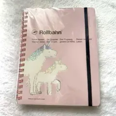 Rollbahn ユニコーンデザイン ノートL ライトピンク