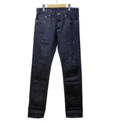 UNIQLO ユニクロ スリムストレートジーンズ　セルビッジ カイハラ デニム