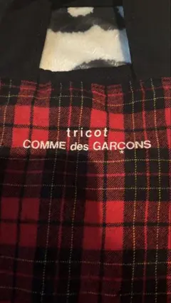 tricot COMME des GARÇONS チェック トートバッグ ウールのサムネイル