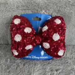 ディズニー ヘアゴム ミニー 赤