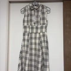 チェック柄ノースリーブワンピース　tocco closet