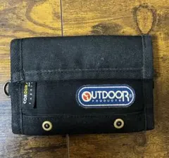 OUTDOOR PRODUCTS 三つ折り財布 ブラック CORDURAのサムネイル