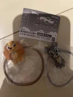 ディズニー ガチャガチャ Twinkle ヘアゴム わんわん物語 レディトランプ