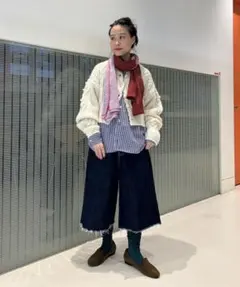 【別注】Lee × maturely / カット オフ ワイド ショートパンツのサムネイル