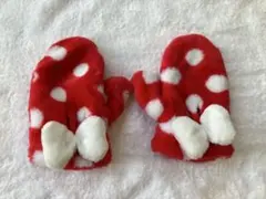 ミニー　ドット柄　ミトンのサムネイル