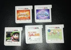 ポケモンサン&ムーン　すみっコぐらし　レイトン　ルイージマンション　ソフトのみ