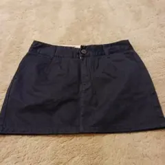 トミーガール　ネイビー タイトスカート 前面ボタン付き