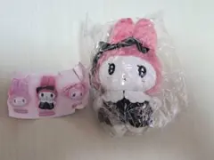 マイメロディ ぬいぐるみ　ボールチェーン2 ラズベリーピンク