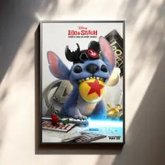 *非販売品*映画館用ポスターUS版:リロ＆スティッチ 星つなぎのエリオ