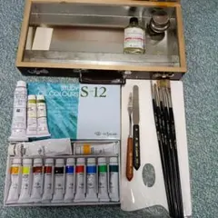 画材まとめ売り ホルベイン透明水彩24色 クサカベ油絵具 ポスター