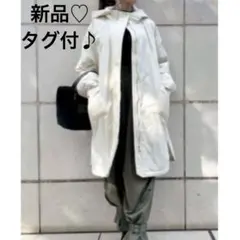 2色展開❣️キナリ色♡新品タグ付❣️フード付モンスターコート♡axesfemme