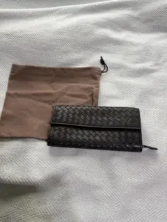 BOTTEGA VENETA イントレチャート長財布 ブラック　価格変更