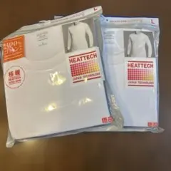 UNIQLO ヒートテックコットンクルーネックT 極暖 Lサイズ 2枚のサムネイル