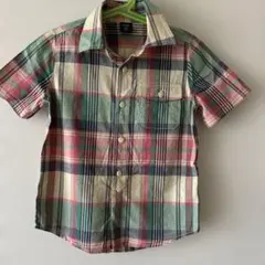babyGap チェック柄 半袖シャツ 110cm 子供服