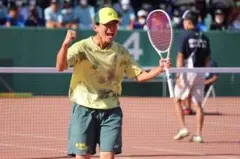 YONEX 廃盤　ゲームシャツ　尽誠学園　2022インハイXL 黒坂　坂口のサムネイル