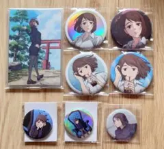 呪術廻戦 家入硝子 アクスタ＆缶バッジ 8点セット - メルカリ