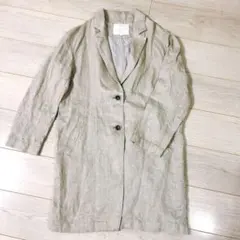 23区 × LIBECO リネンチェスターコート ベージュ 36のサムネイル