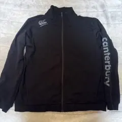 canterbury ブラック ウォームアップジャケット R+