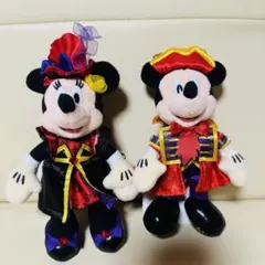 【新品】ミッキー　ミニー　2017年ハロウィン　ぬいぐるみバッジ