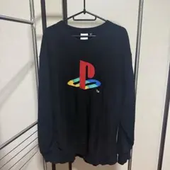 GU プレイステーション　ヘビーウェイトスウェットプルオーバー ブラック　XL