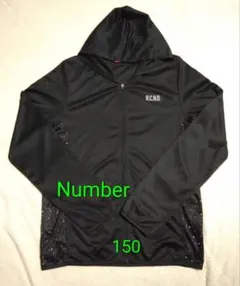 Number　R.C.N.B.　ブラック　黒　ジップアップ　パーカー　150