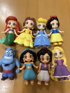 ディズニープリンセス フィギュアセット　食玩