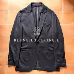 【極上品】BRUNELLO CUCINELLI ネイビー ジャケット ジャージーのサムネイル