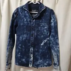 CavariA デニムシャツ サイズ46 タイダイのサムネイル